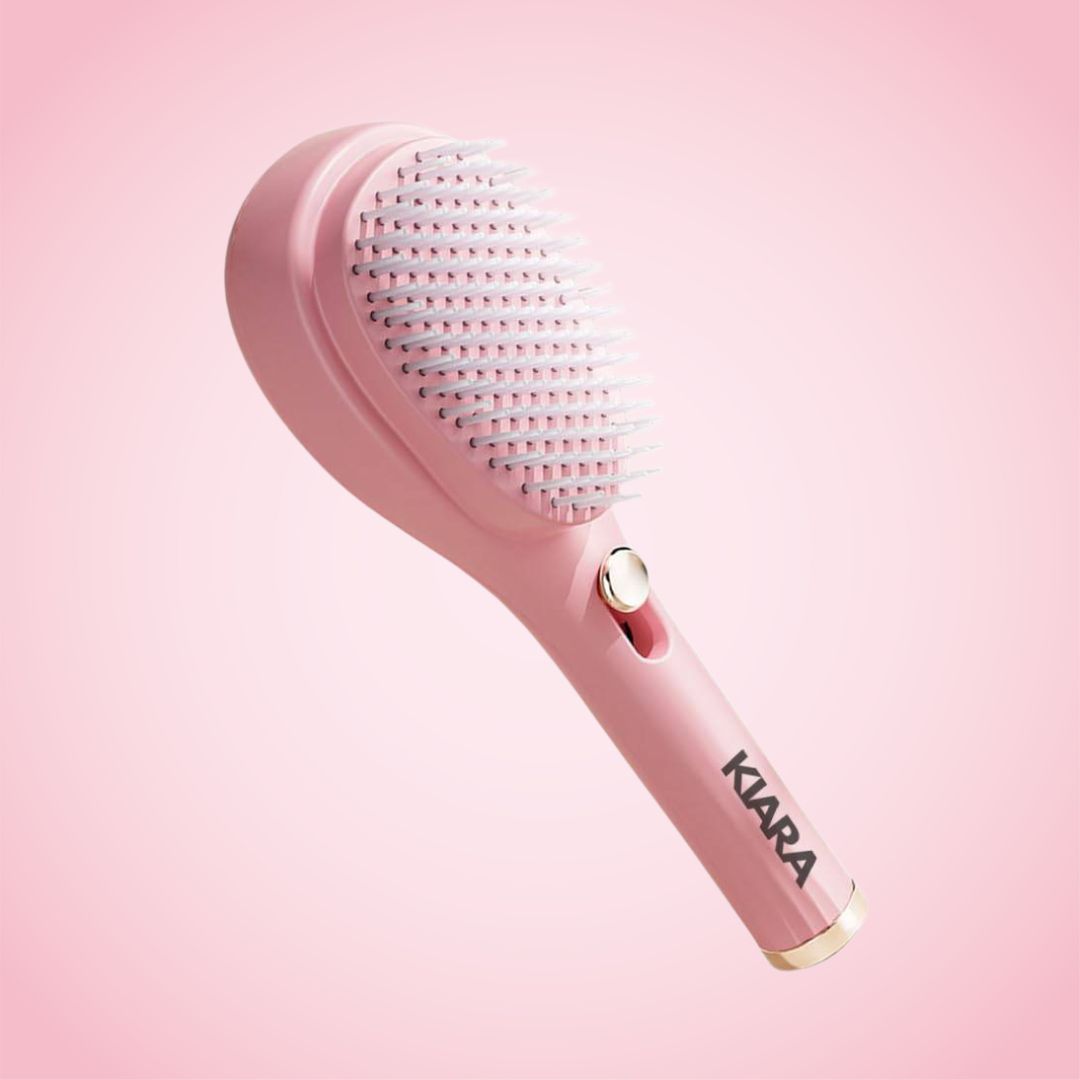 ForevaClean™ Pro - Self-Cleaning Hairbrush with Built-In Scalp Massager