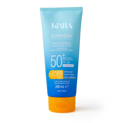 SPF 50+ by Kiara | Everyday Milk Lotion | UVA + UVB Protection