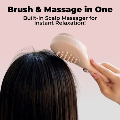 ForevaClean™ Pro - Self-Cleaning Hairbrush with Built-In Scalp Massager